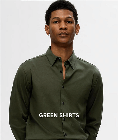 Green Shirts for men